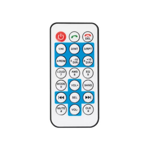 SAL VBT 1100/RD smart autórádió – Bluetooth, USB, SD, AUX, piros LED