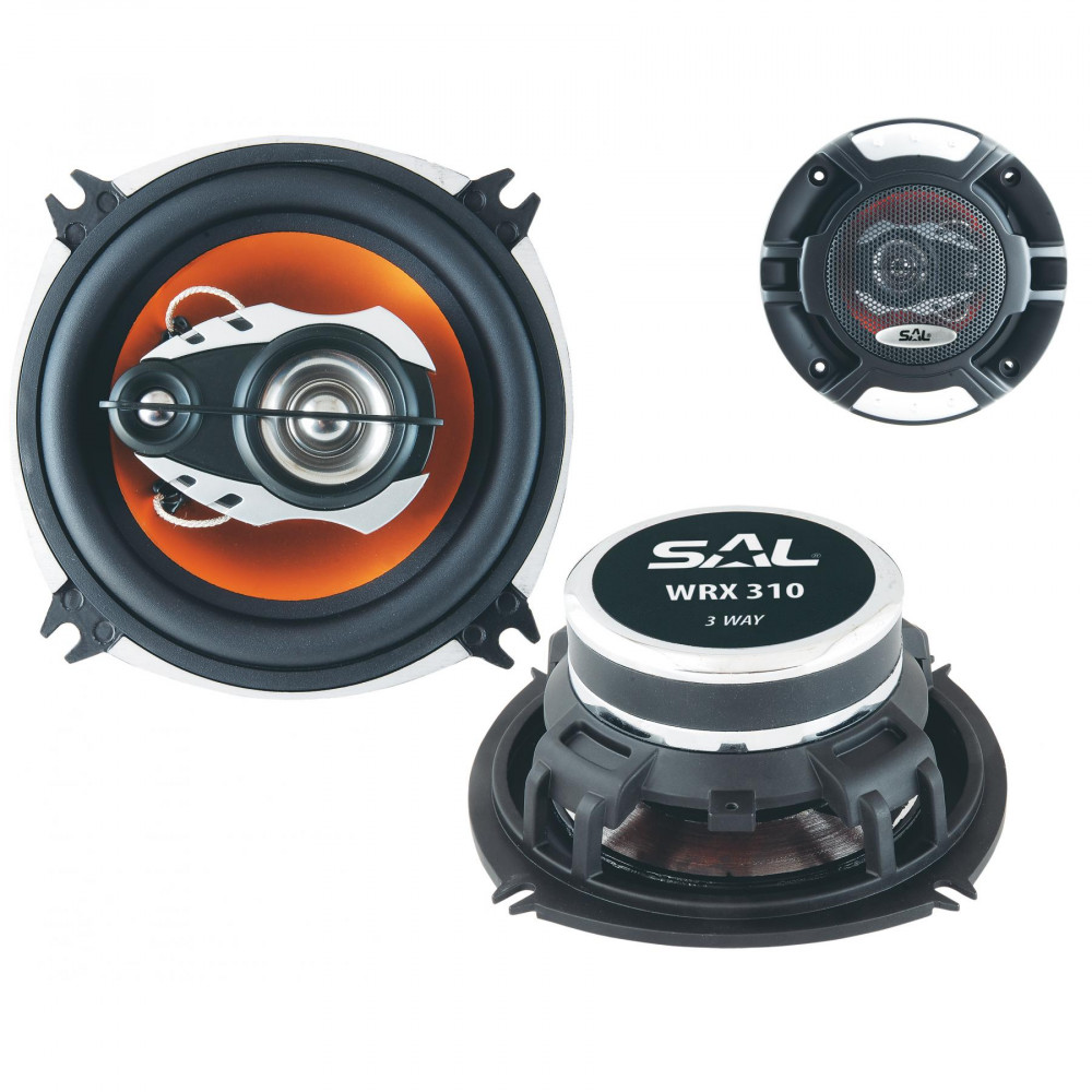 SAL WRX 310 autóhangszórópár – 100 mm, 3 utas, 2×70 W