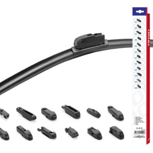 AMiO MultiConnect lapos ablaktörlő – 800 mm (32"), 12 adapter