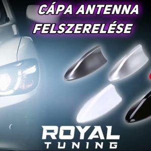 Cápa antenna fekete