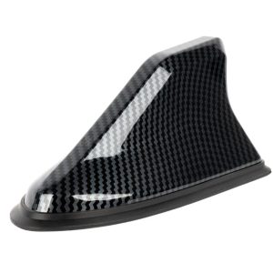 Cápauszony antenna – karbonmintás, 16 × 7 cm