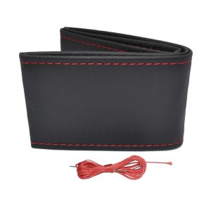 Varrható kormányvédő huzat – piros, 38–39 cm