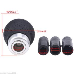 Univerzális bőrhatású váltógomb – 8/10/12 mm adapterekkel, 5 fokozathoz