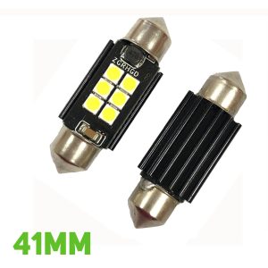 Szofita CAN-bus LED izzó – 41 mm, hideg fehér, 2 db