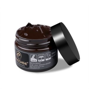 Barna bőrjavító készlet – 50 ml, szivaccsal és ecsettel