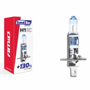 AMiO LumiTec Limited H1 halogén izzó – 4300 K, akár +130% fényerő, 1 db