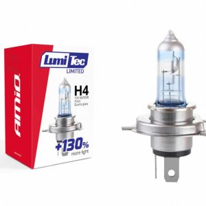 AMiO LumiTec Limited H4 +130% halogén izzó – 12 V, 60/55 W, 1 db