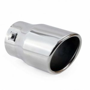 AMiO sport kipufogóvég – polírozott, 48–65 mm csőhöz