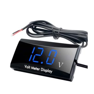 Digitális feszültségmérő – 8–16 V, kék kijelző