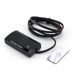Digitális feszültségmérő – 8–16 V, kék kijelző