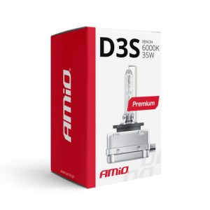 AMiO Premium D3S xenon csereizzó – 35 W, 6000 K, 1 db