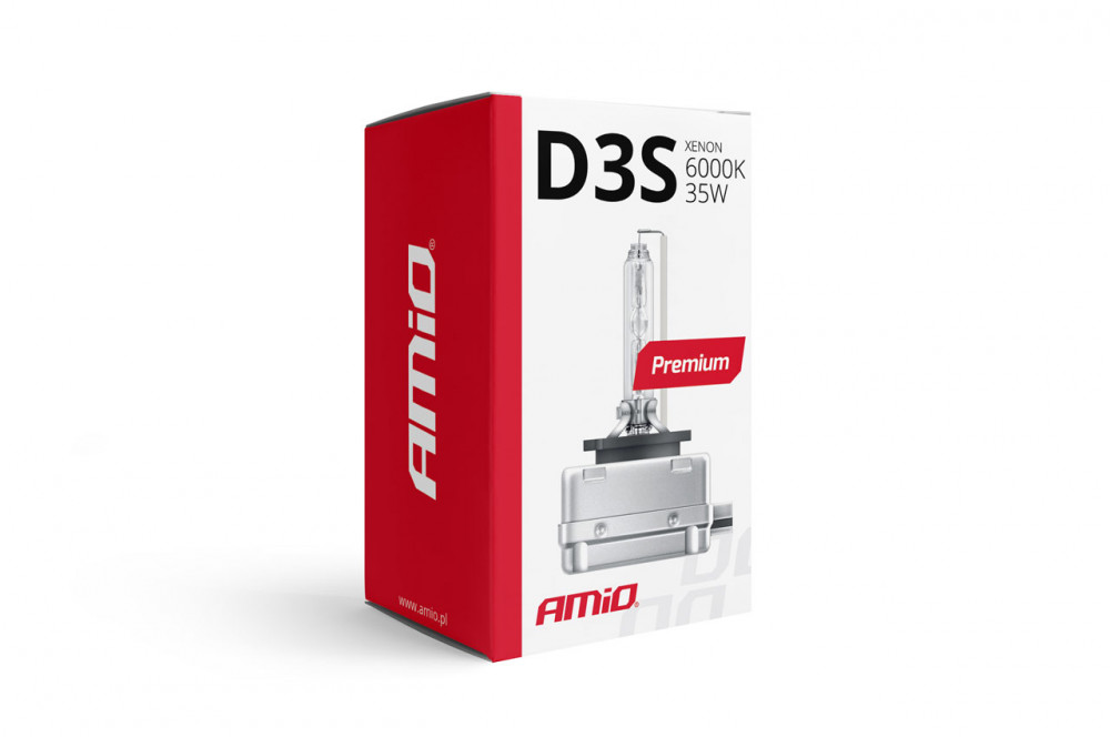 AMiO Premium D3S xenon csereizzó – 35 W, 6000 K, 1 db
