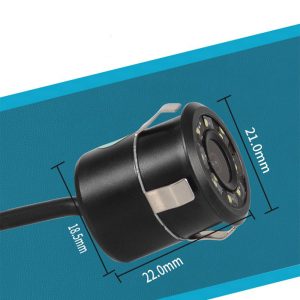 Süllyesztett univerzális tolatókamera – 12 V, IP68, 170°