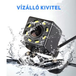 Univerzális tolatókamera – 12 V, IP68, 170°