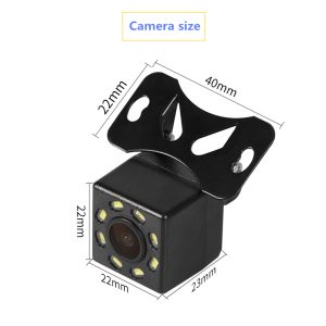 Univerzális tolatókamera – 12 V, IP68, 170°