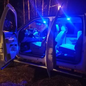 Szofita CAN-bus LED izzó – 39 mm, kék, 2 db