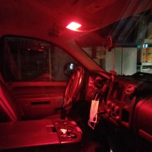 Szofita CAN-bus LED izzó – 36 mm, piros, 2 db