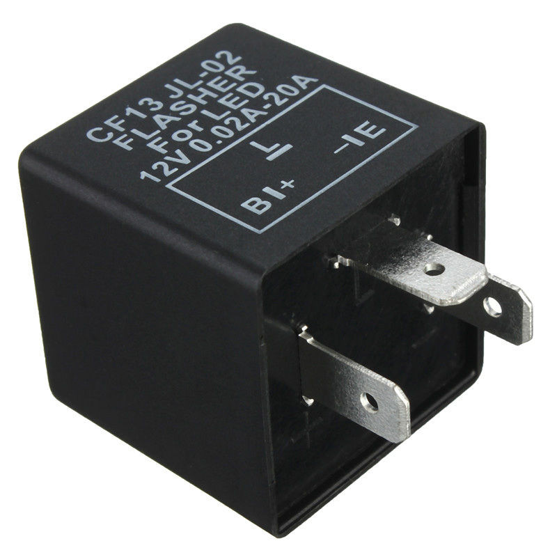 LED irányjelzőrelé – 12 V, 3 lábas