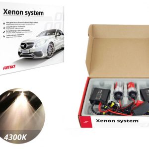 AMiO H7 xenon átalakító készlet – 35 W, 4300 K, 2 izzó