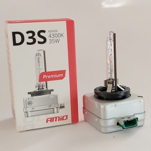 AMiO Premium D3S xenon csereizzó – 35 W, 4300 K, 1 db