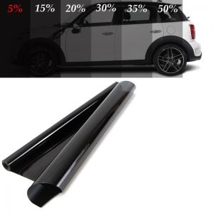 AMiO Dark Black autóüveg-sötétítő fólia – 15%, 75×300 cm