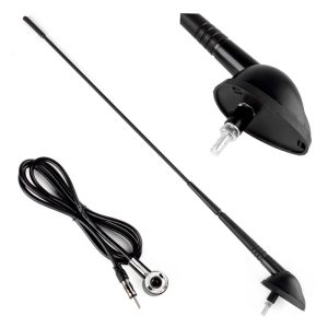 AMiO ANT03 autóantenna – 40 cm-es komplett antenna, 1,4 m kábellel