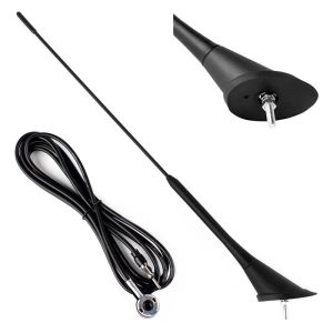 AMiO ANT07 autóantenna – 40 cm-es komplett antenna, 3 m kábellel