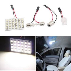 24 LED-es belső világítópanel – 12 V, 300 lm, 6000 K