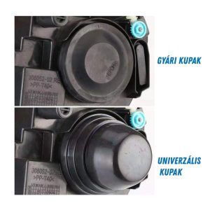 Univerzális fényszóró porvédő gumisapka – 68–105 mm, 2 db