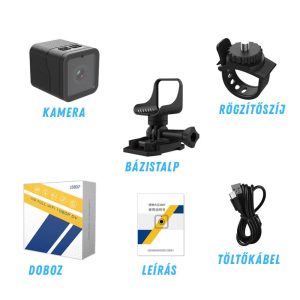 Motoros Wi-Fi menetrögzítő kamera – 1080p