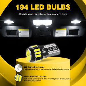 AUXITO T10/W5W CAN-bus LED izzó – 2 db