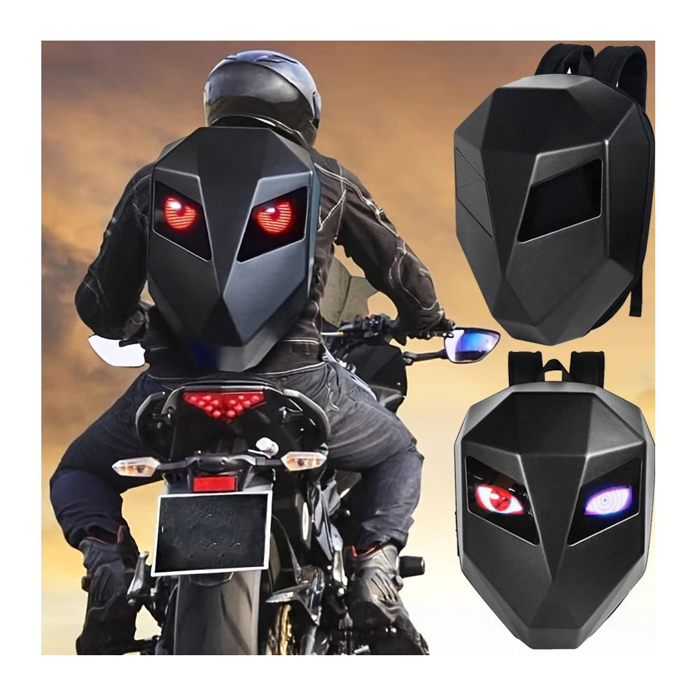 LED kijelzős motoros hátizsák – Bluetooth alkalmazás vezérléssel, RGB kijelzővel