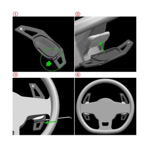 CUPRA váltófül-hosszabbító – 2 db