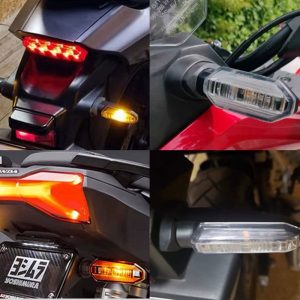 Futófényes motoros LED irányjelzőpár – 6,5 cm, 600 lm