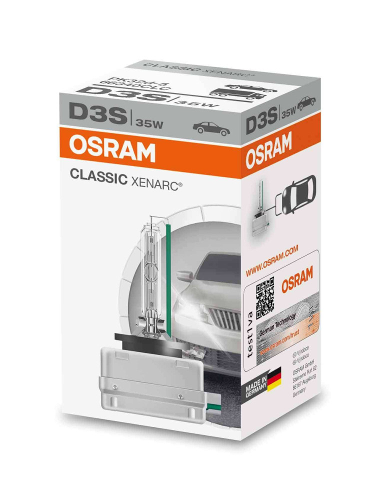 OSRAM D3S xenon izzó – XENARC Classic, 1 db