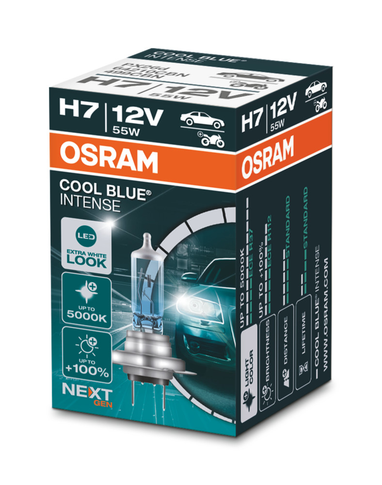 Osram Cool Blue Intense NextGen +100% H7 55w 1db