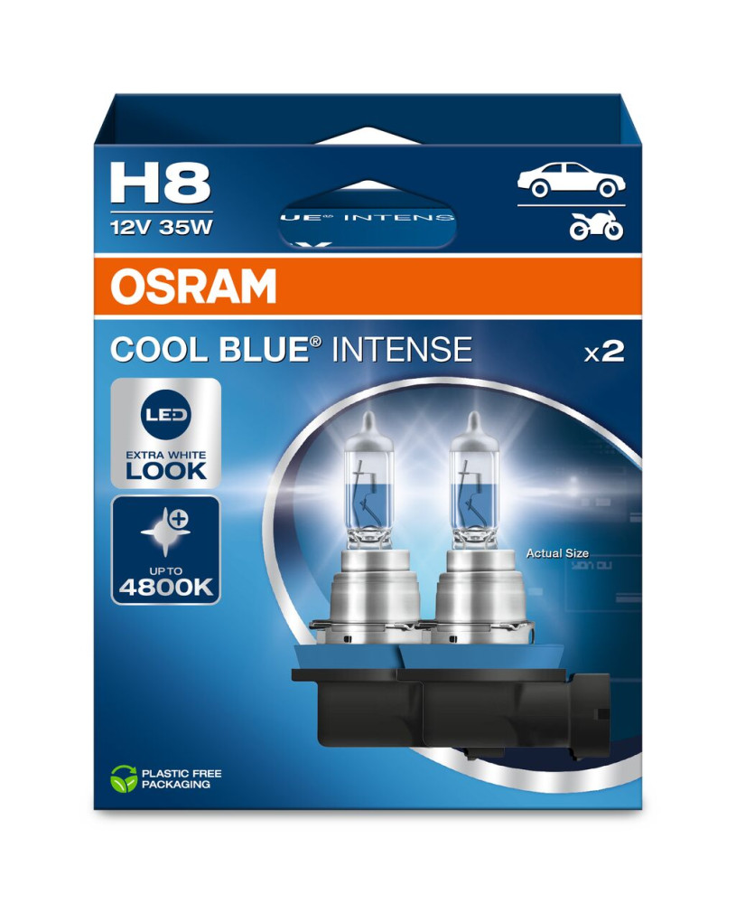OSRAM Cool Blue Intense NextGen H8 halogén izzó – 5000 K, 2 db