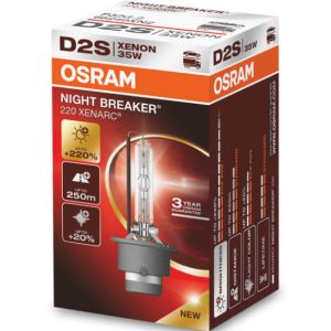 OSRAM D2S xenon izzó – XENARC Night Breaker, akár +220% fényerő, 1 db