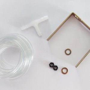 Turbónyomásmérő műszer – 52 mm, fekete számlappal, 2 bar