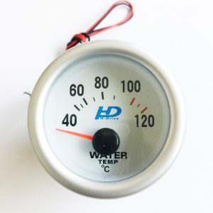 Vízhőfokmérő műszer – 52 mm, fehér számlappal