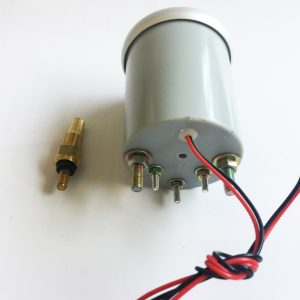 Vízhőfokmérő műszer – 52 mm, fehér számlappal