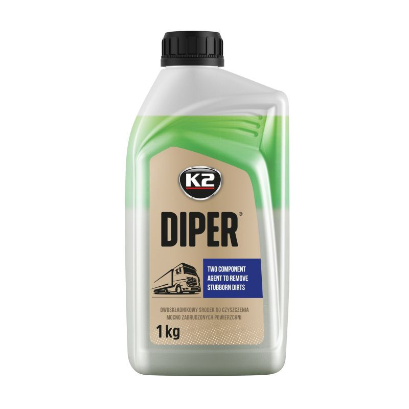 K2 Diper kétkomponensű erős előmosó koncentrátum 1 kg