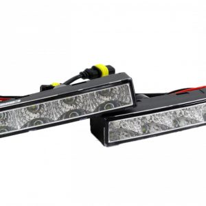 AMiO DRL 540 PRO nappali menetfény szett – 2×4 LED, 12/24 V, vezérlővel