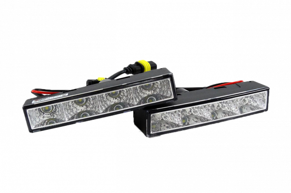 AMiO DRL 540 PRO nappali menetfény szett – 2×4 LED, 12/24 V, vezérlővel