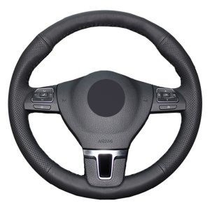 VW Golf 6 bőr kormányvédő – méretpontos, varrható kivitel