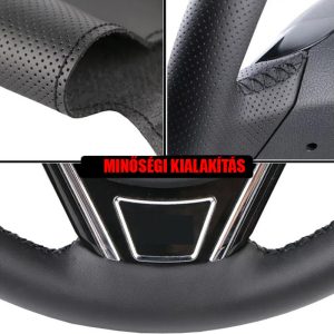 Hyundai bőr kormányvédő – méretpontos, varrható kivitel