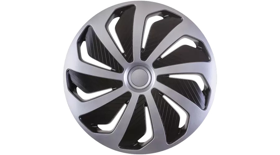 Versaco Wind Silver & Black dísztárcsa garnitúra – 15", 4 db
